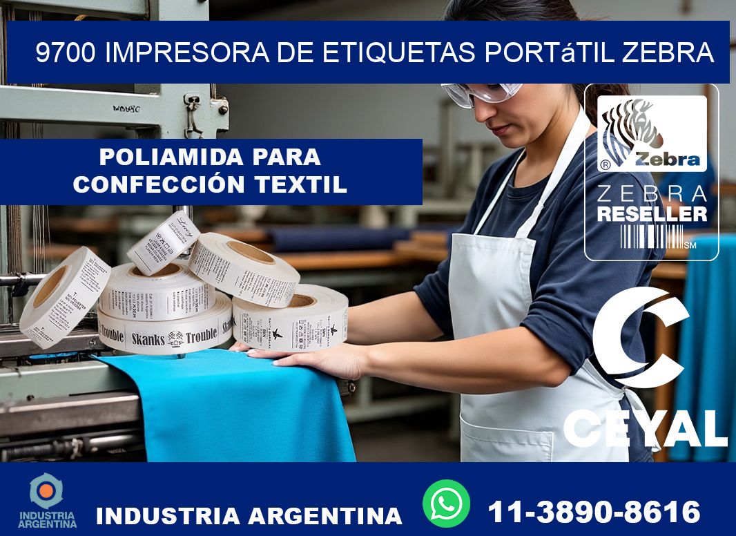 9700 impresora de etiquetas portátil Zebra