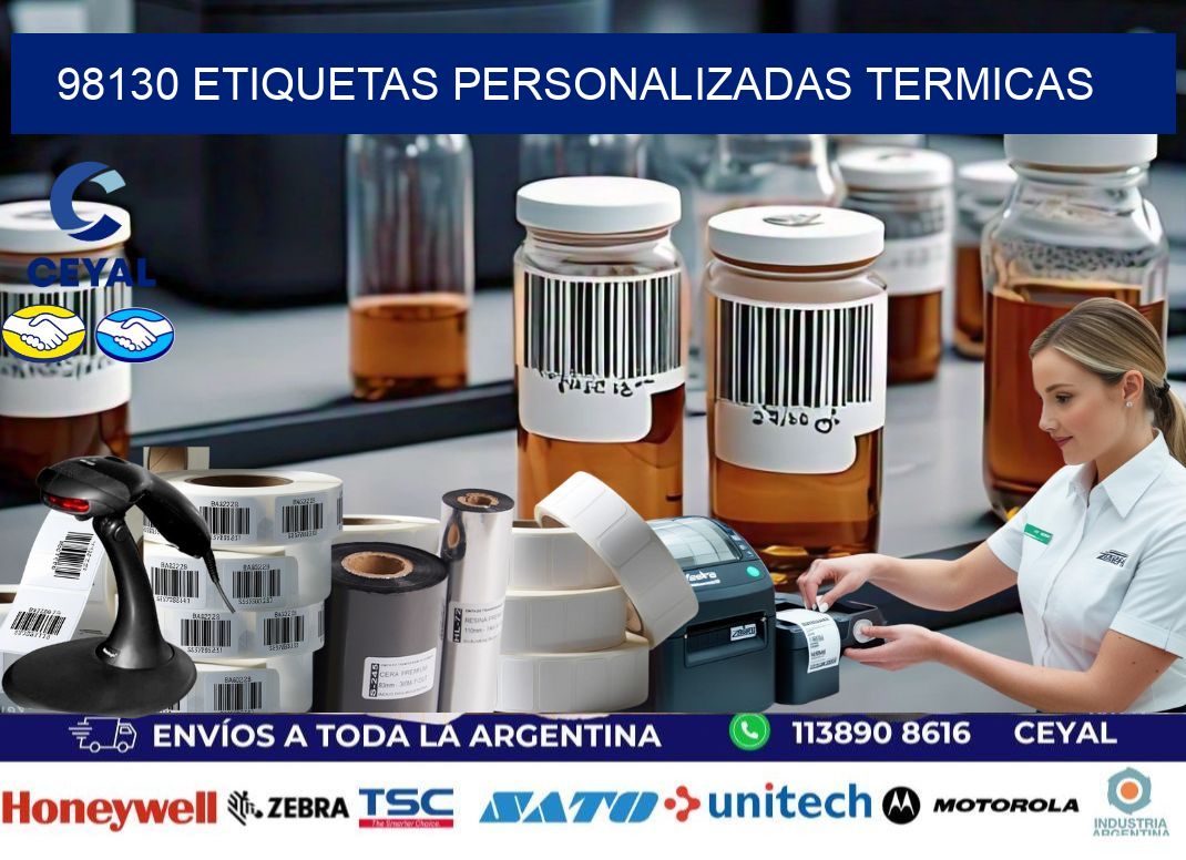 98130 Etiquetas personalizadas termicas