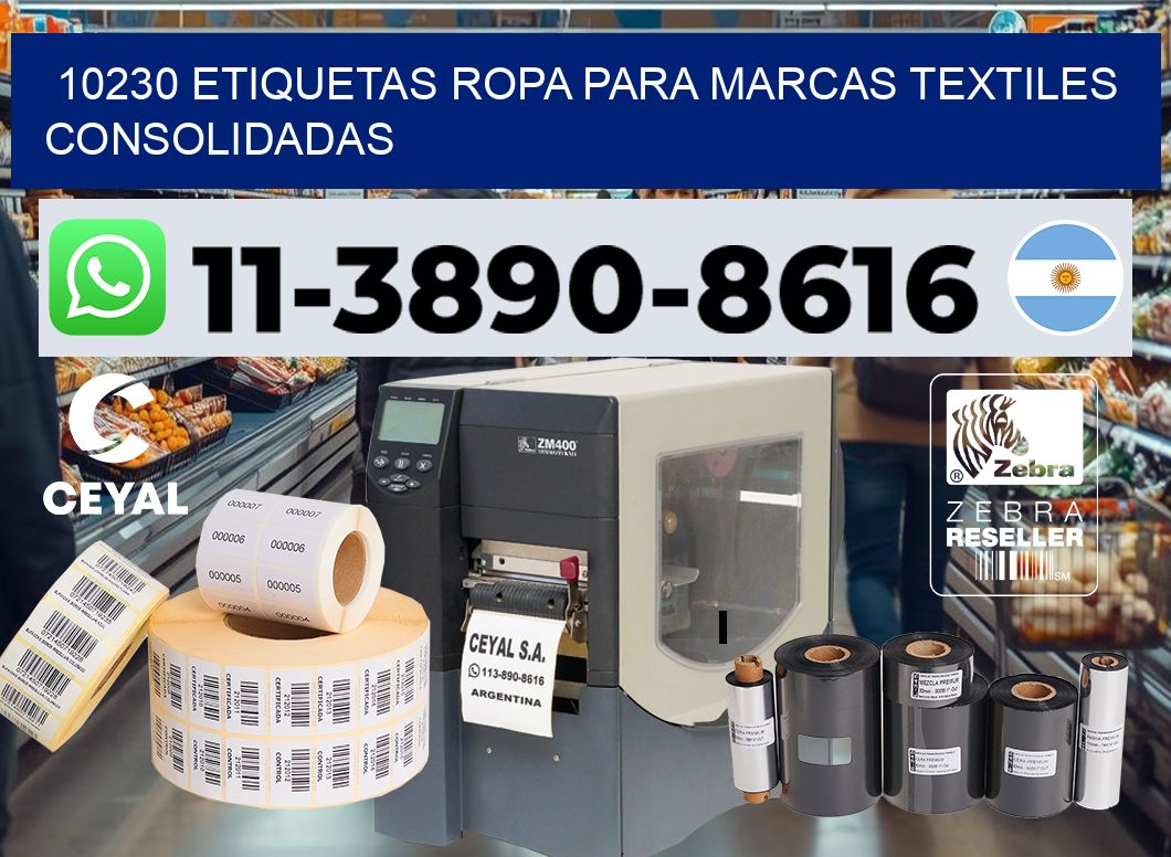 10230 Etiquetas ropa para marcas textiles consolidadas