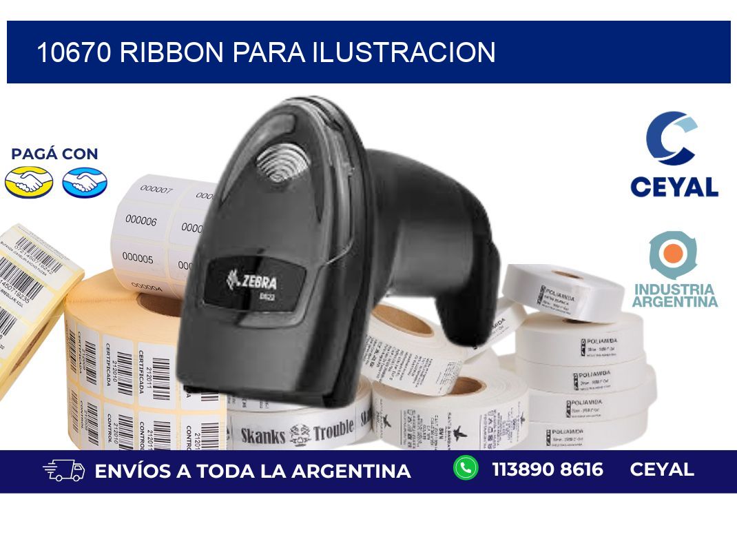 10670 ribbon para ilustracion
