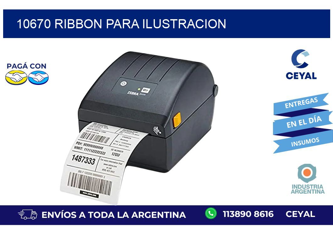 10670 ribbon para ilustracion