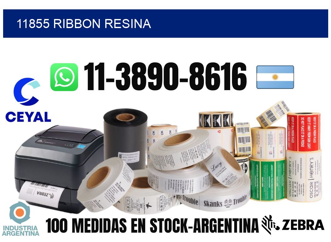 11855 ribbon resina