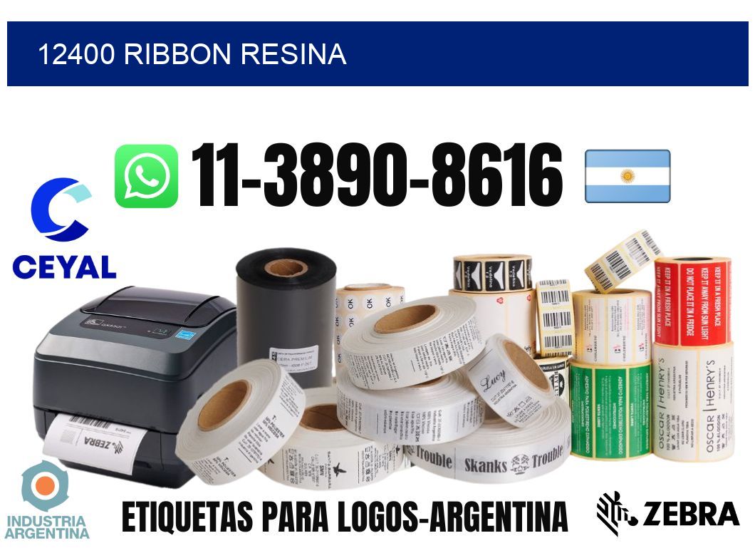 12400 ribbon resina