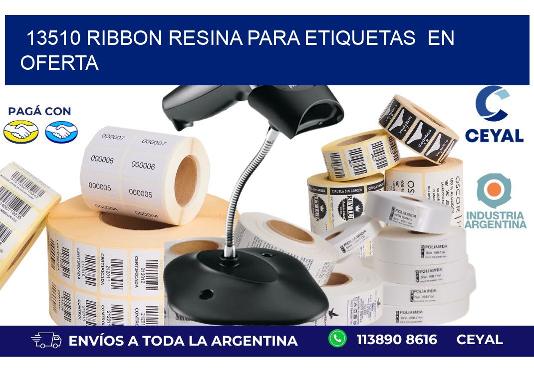 13510 ribbon resina para etiquetas en oferta