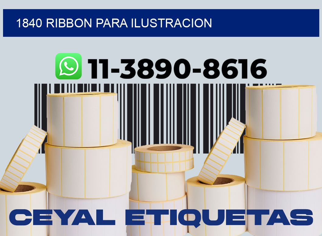 1840 ribbon para ilustracion