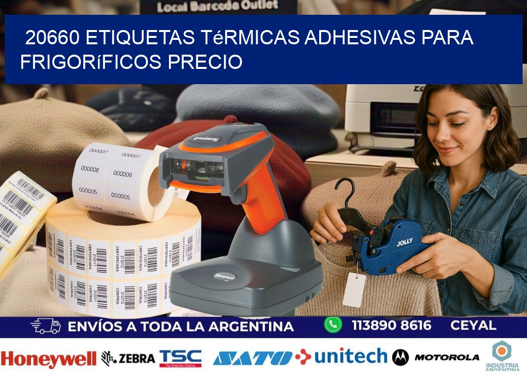 20660 etiquetas térmicas adhesivas para frigoríficos precio