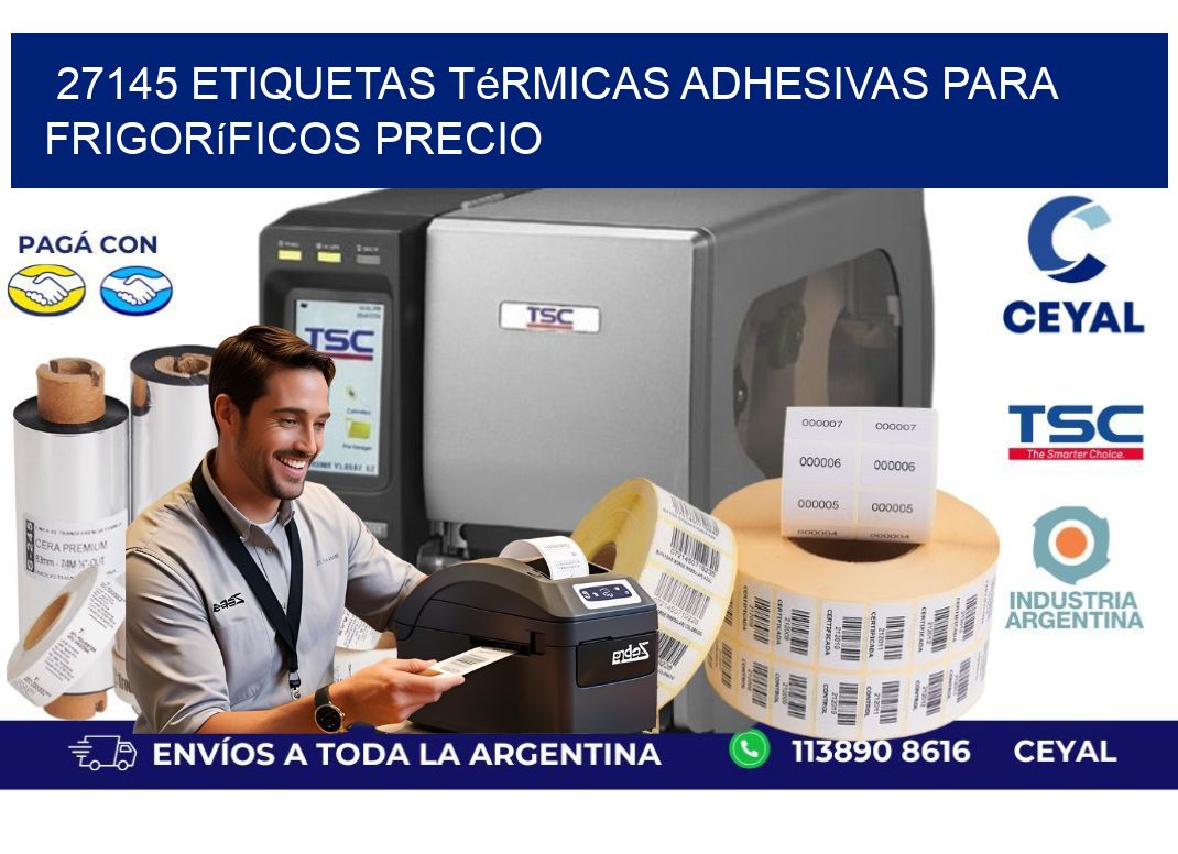 27145 etiquetas térmicas adhesivas para frigoríficos precio