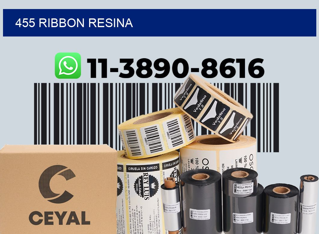 455 ribbon resina