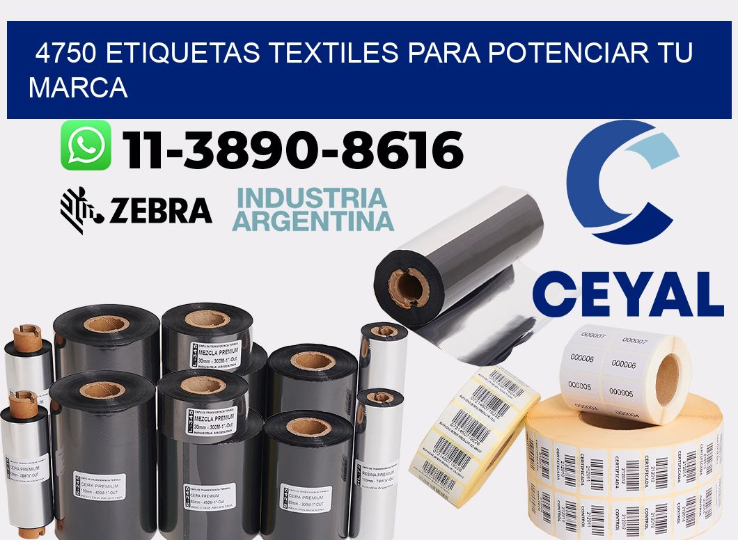 4750 Etiquetas textiles para potenciar tu marca
