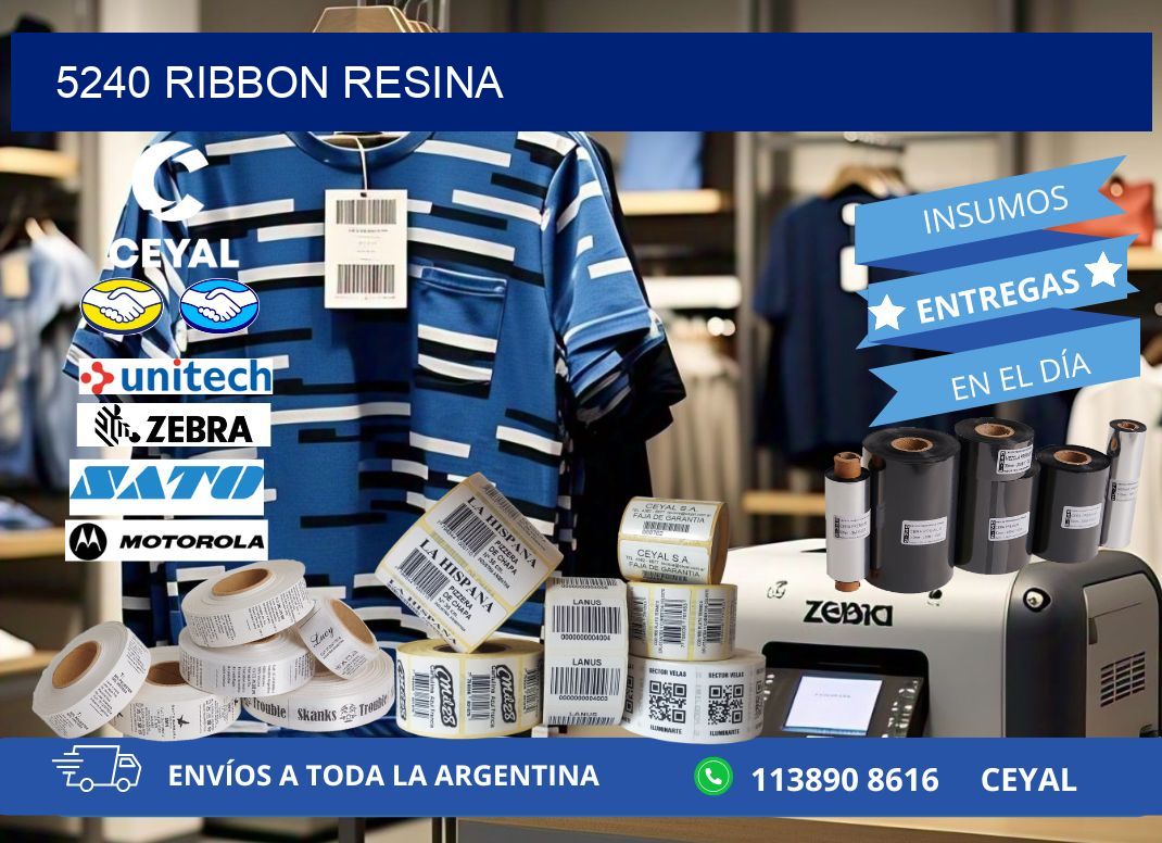 5240 ribbon resina
