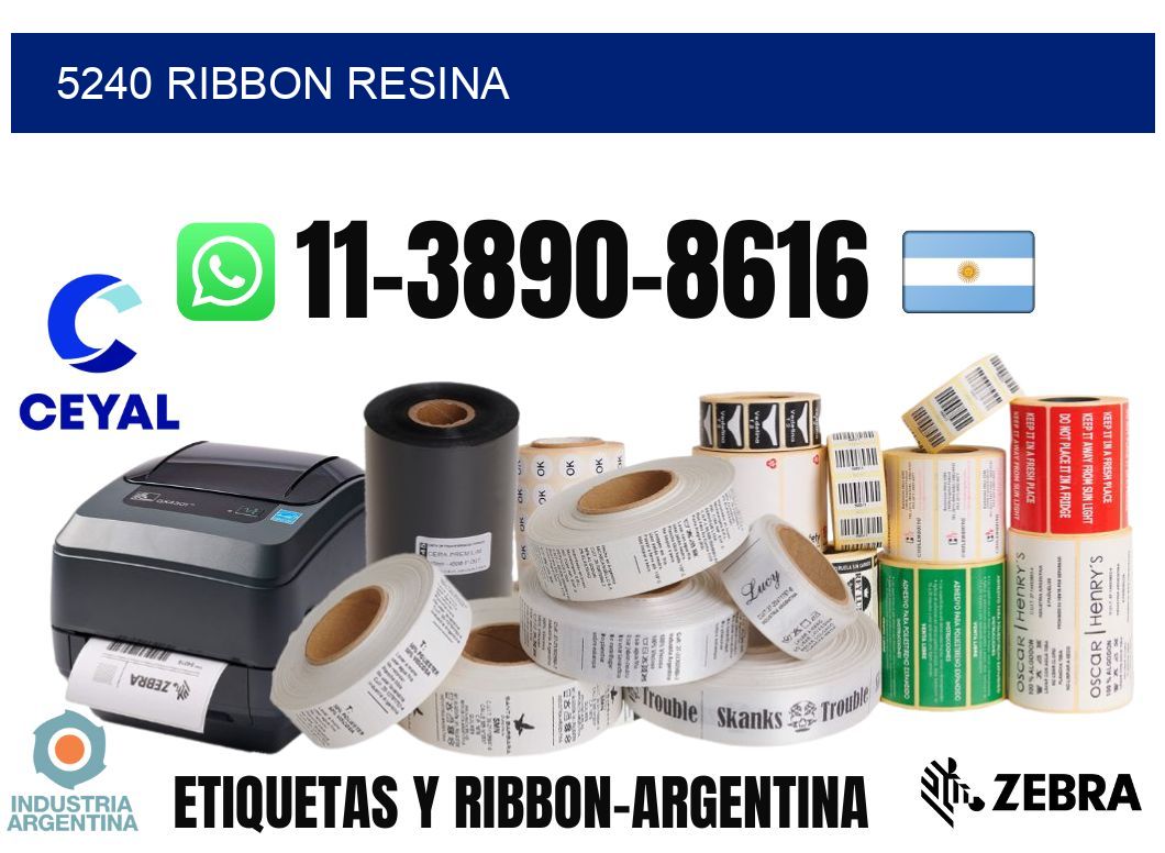 5240 ribbon resina