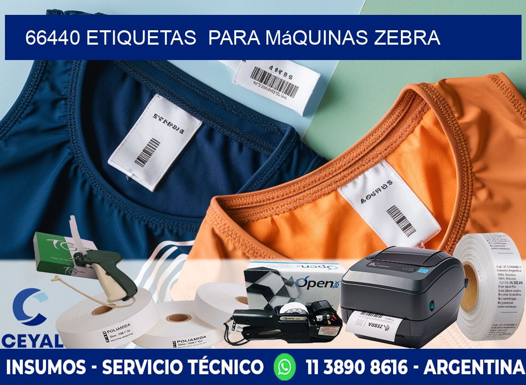 66440 etiquetas  para máquinas Zebra