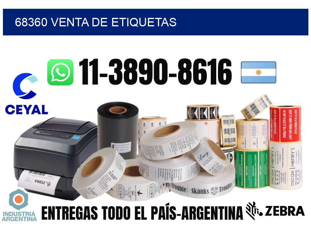 68360 venta de etiquetas