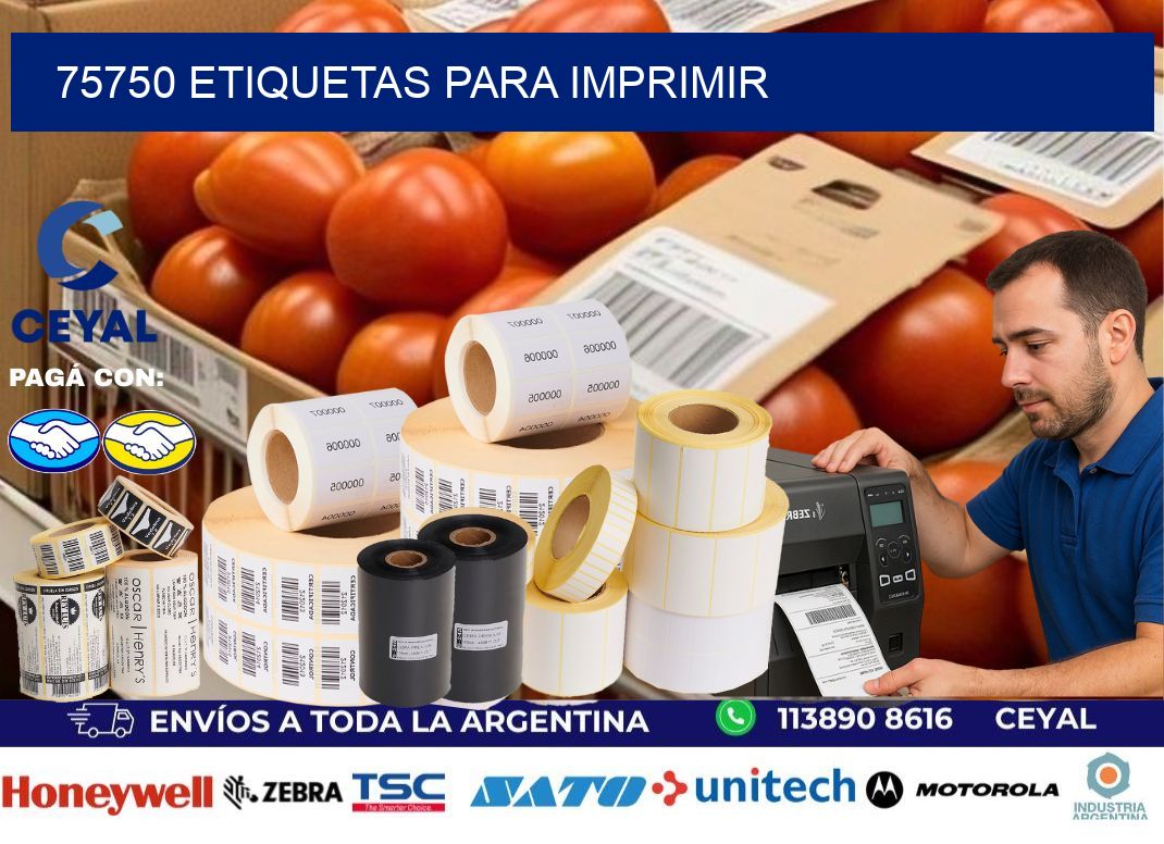 75750 etiquetas para imprimir