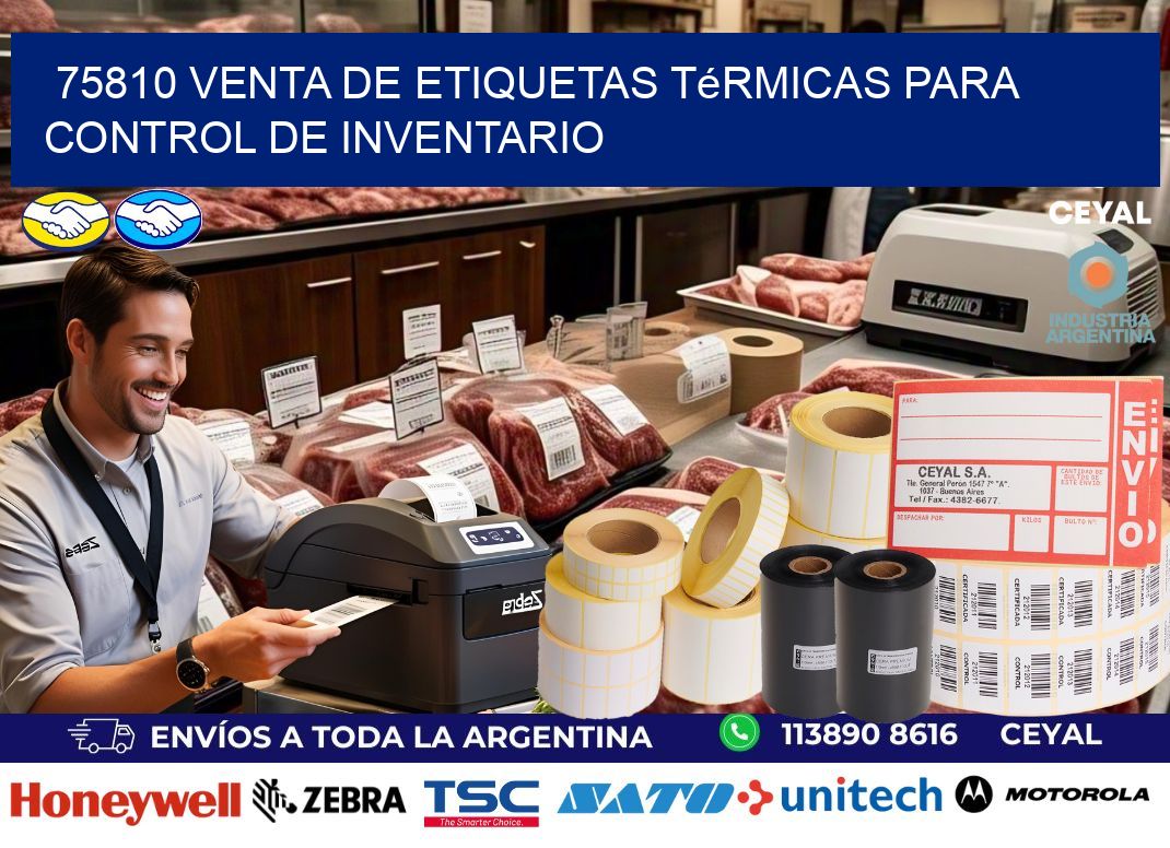 75810 venta de etiquetas térmicas para control de inventario