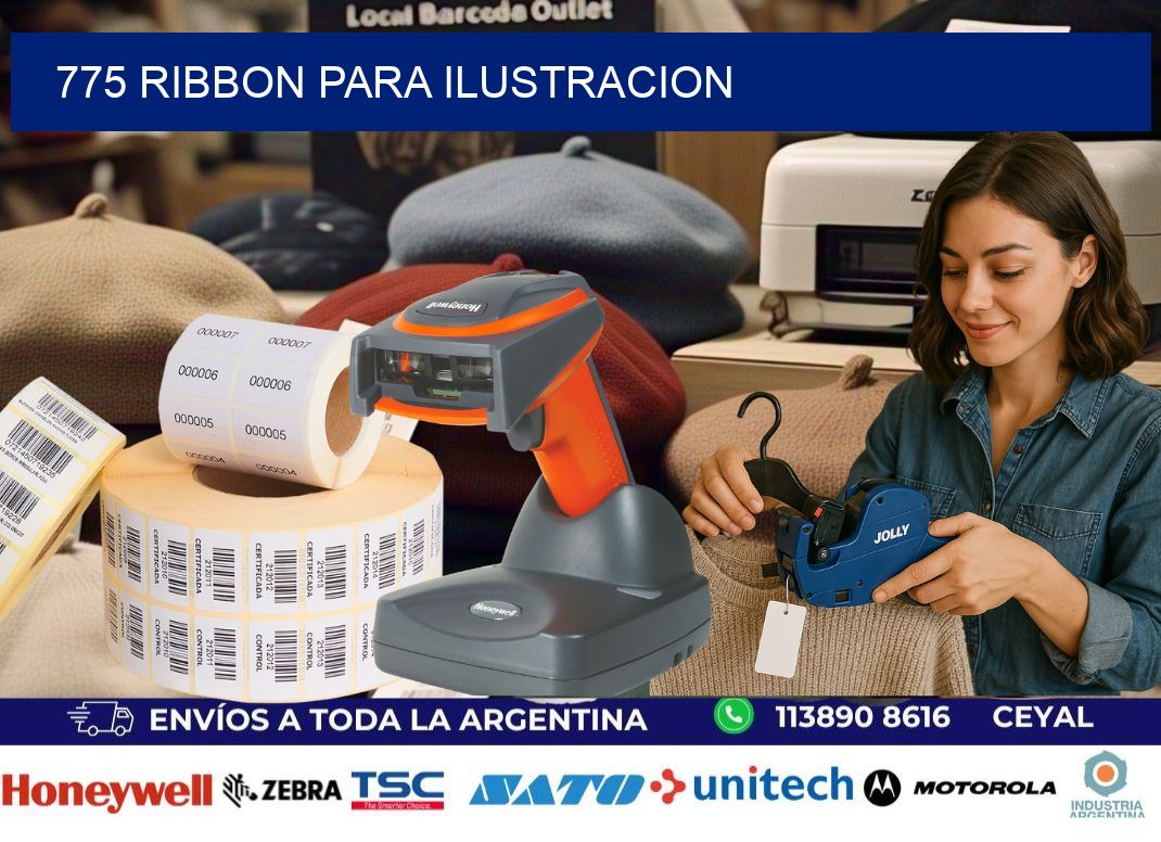 775 ribbon para ilustracion