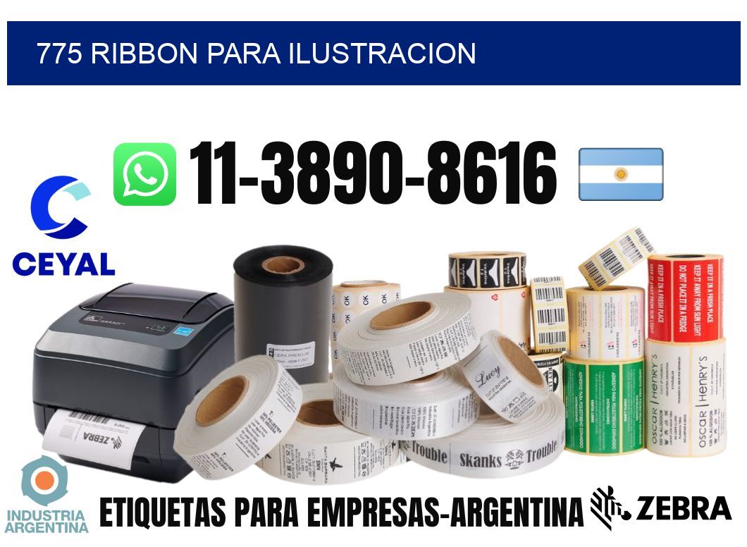 775 ribbon para ilustracion
