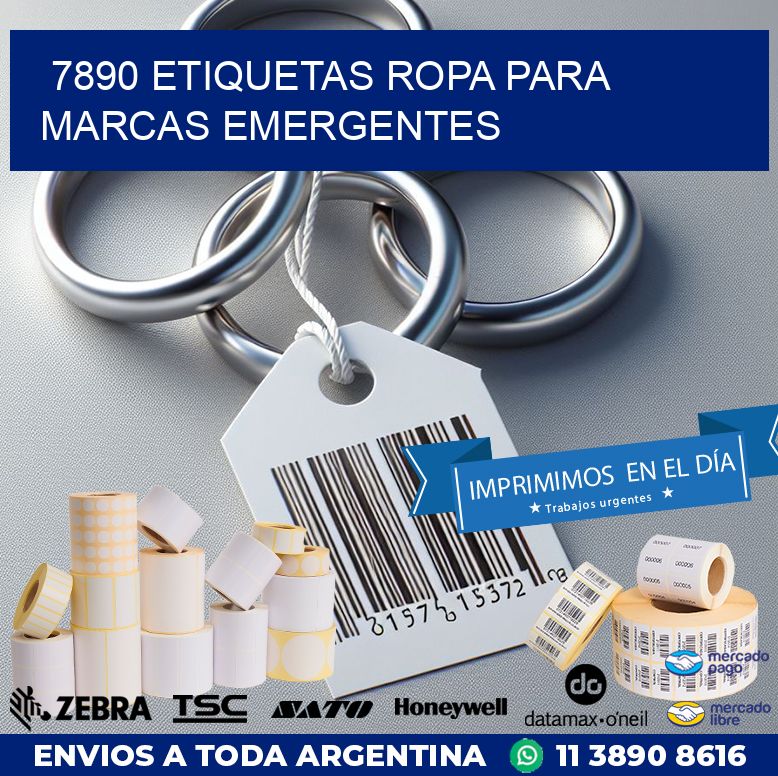 7890 Etiquetas ropa para marcas emergentes