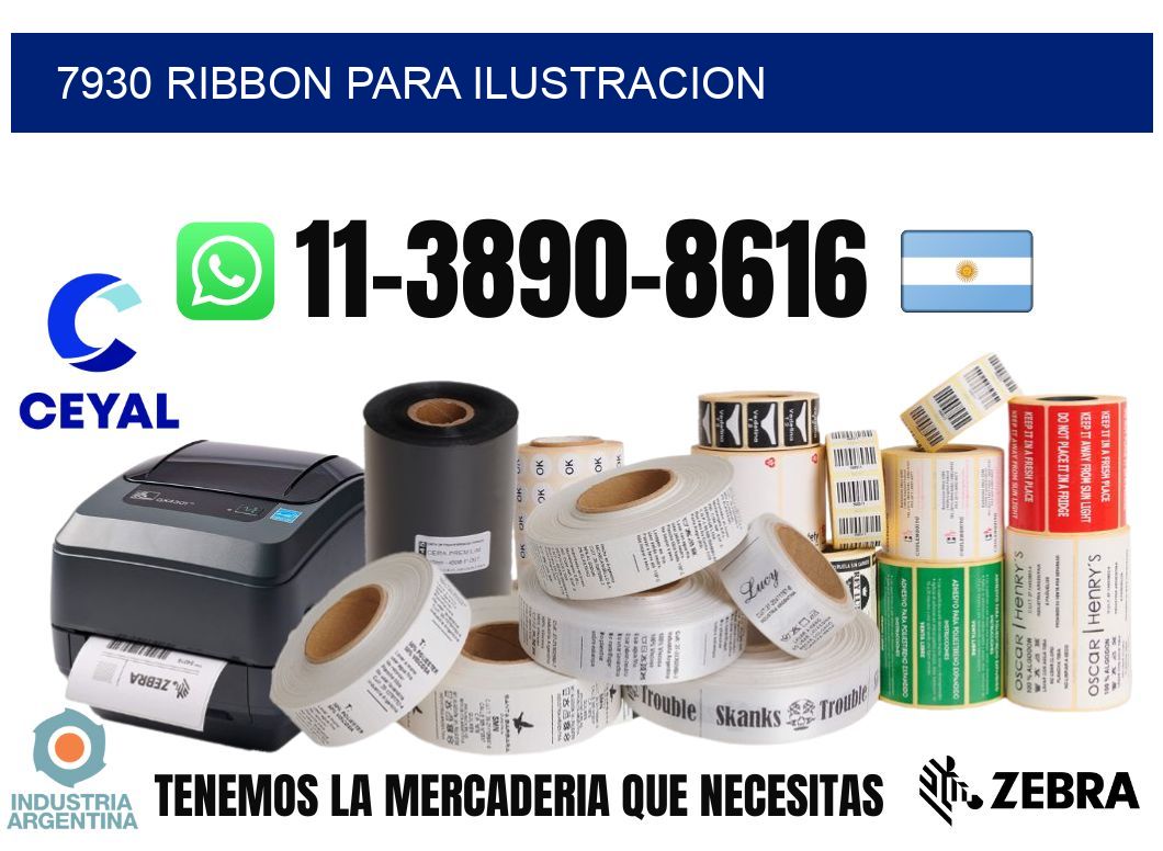 7930 ribbon para ilustracion