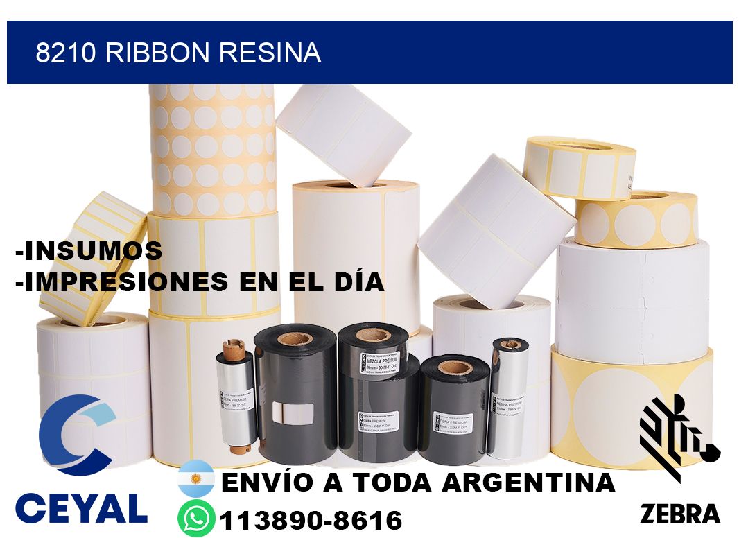 8210 ribbon resina