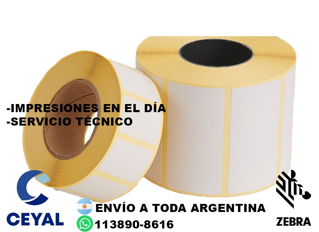 86655 etiquetas durables con ribbon