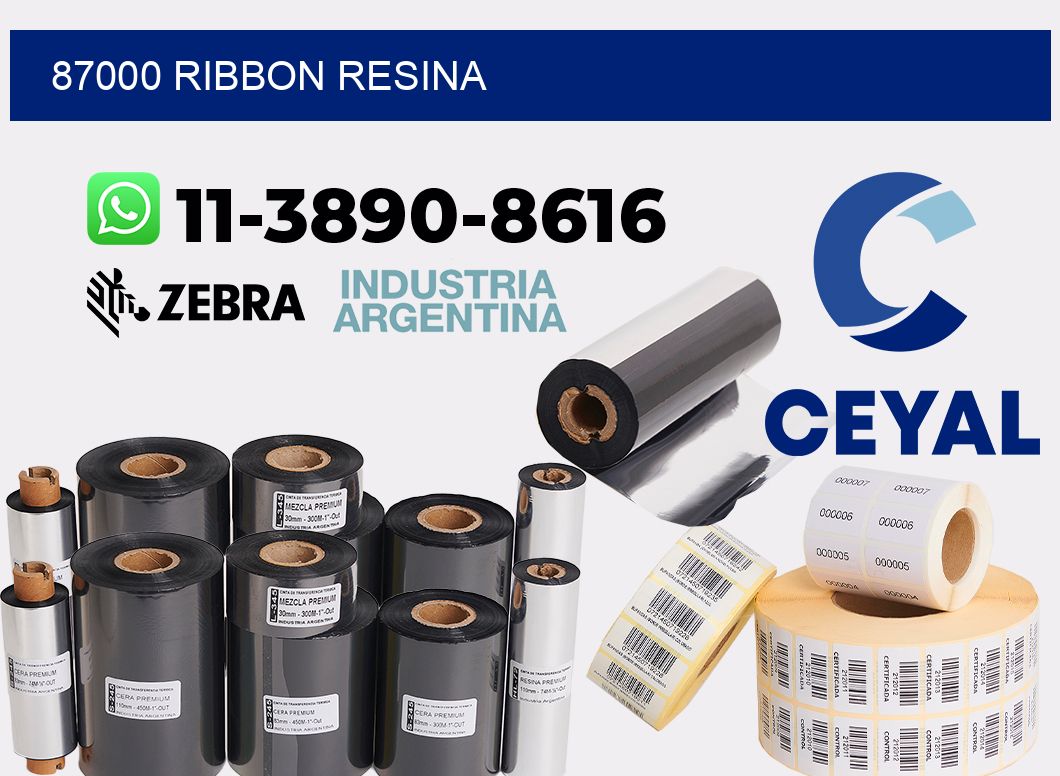 87000 ribbon resina