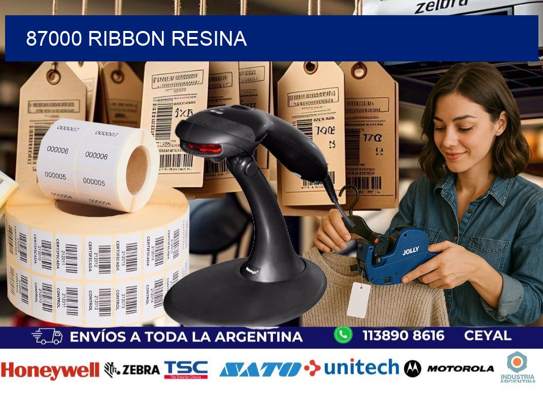 87000 ribbon resina