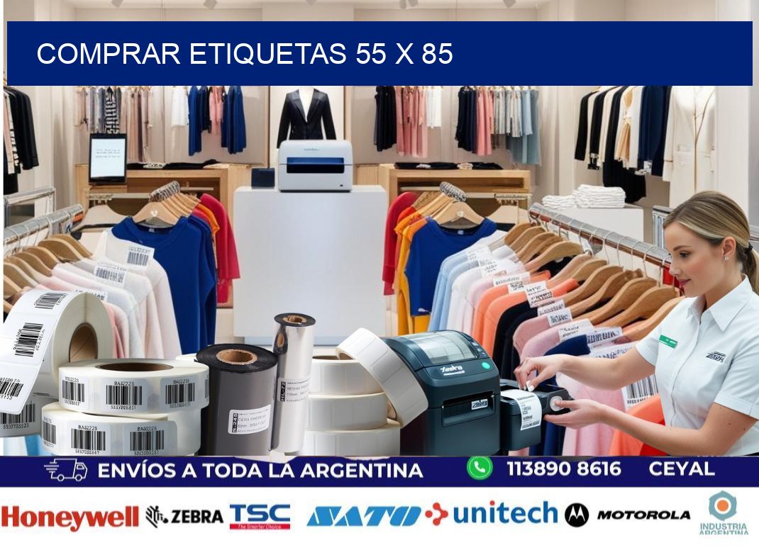 comprar etiquetas 55 x 85