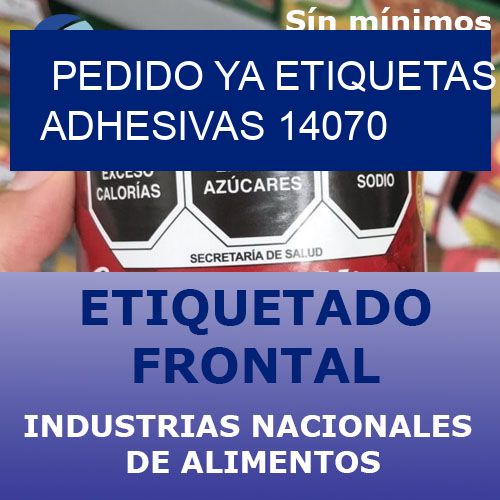 pedido ya etiquetas adhesivas 14070