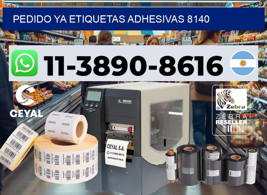 pedido ya etiquetas adhesivas 8140