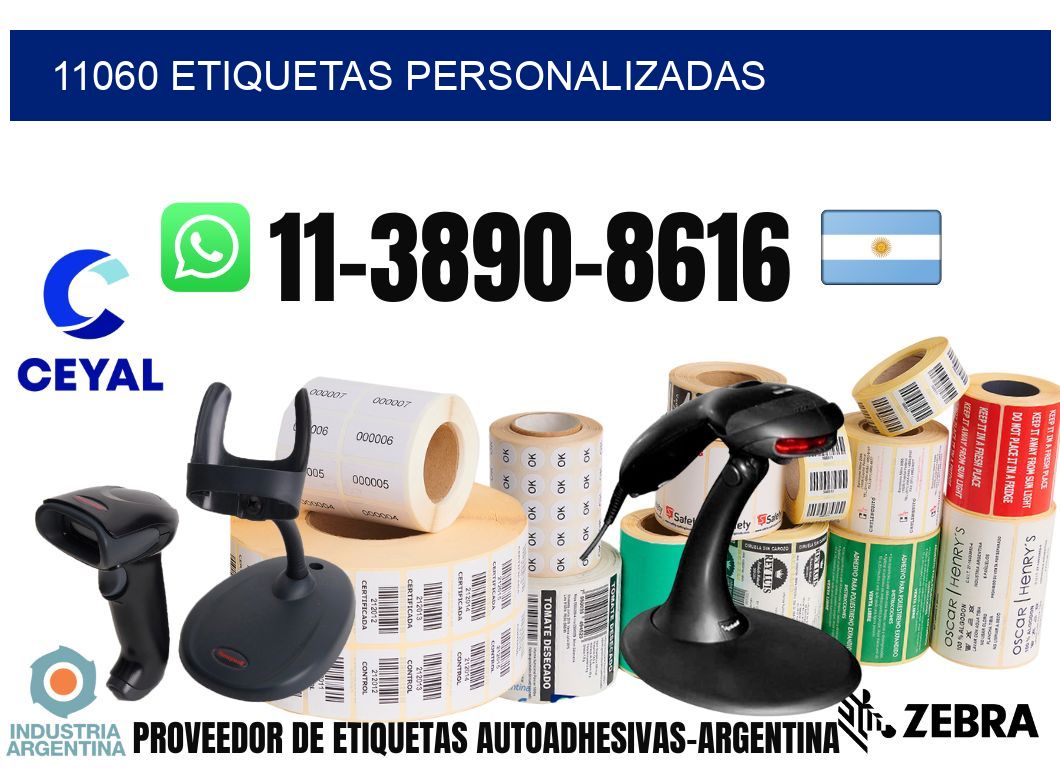 11060 etiquetas personalizadas