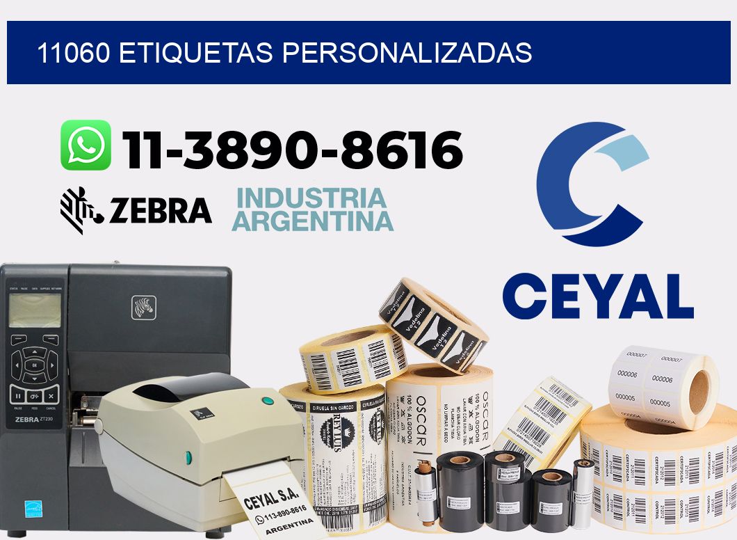 11060 etiquetas personalizadas