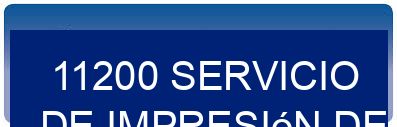 11200 Servicio de impresión de etiquetas a medida