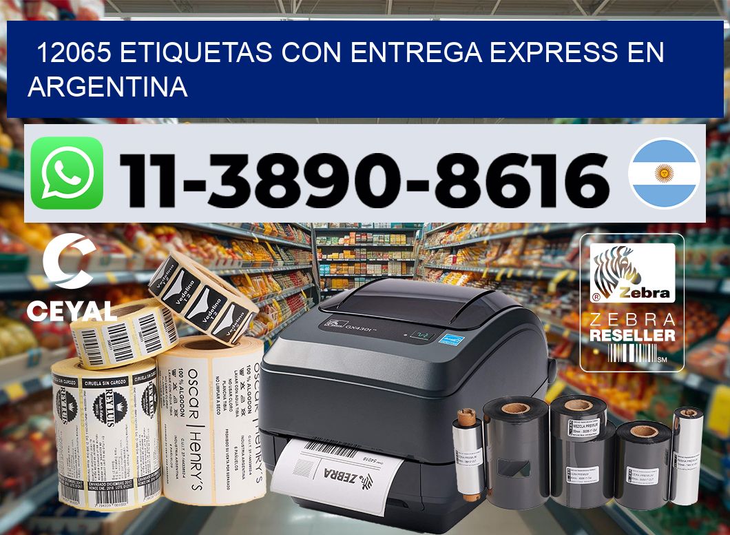 12065 Etiquetas con entrega express en Argentina