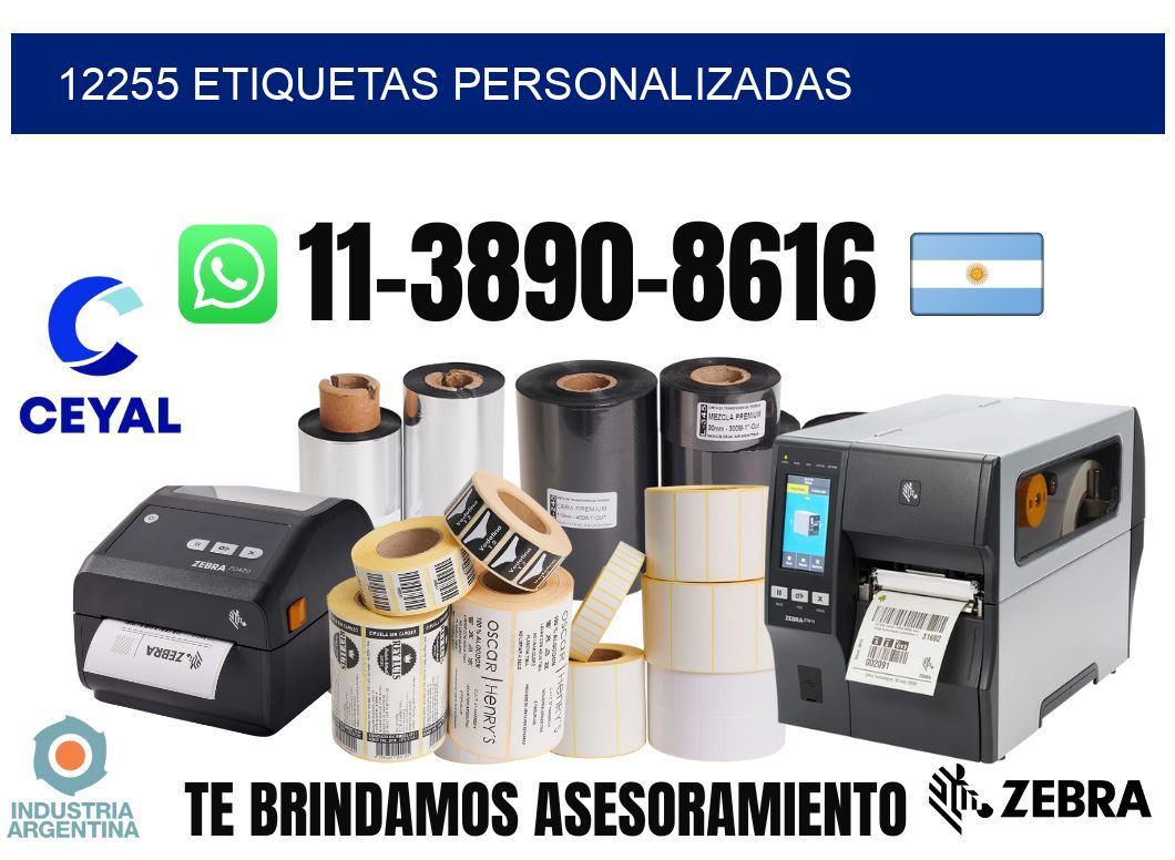 12255 etiquetas personalizadas