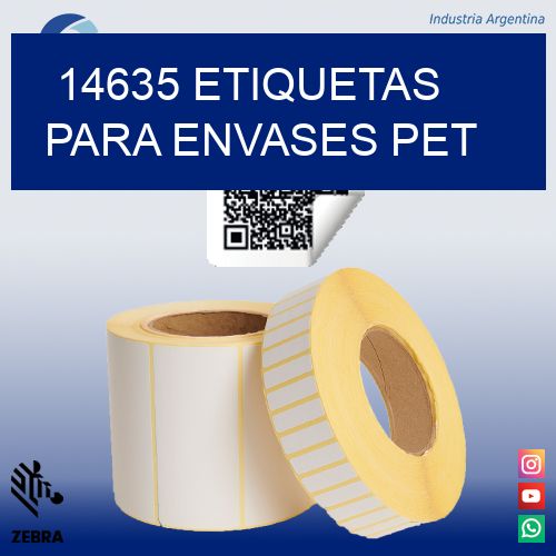 14635 Etiquetas para envases PET