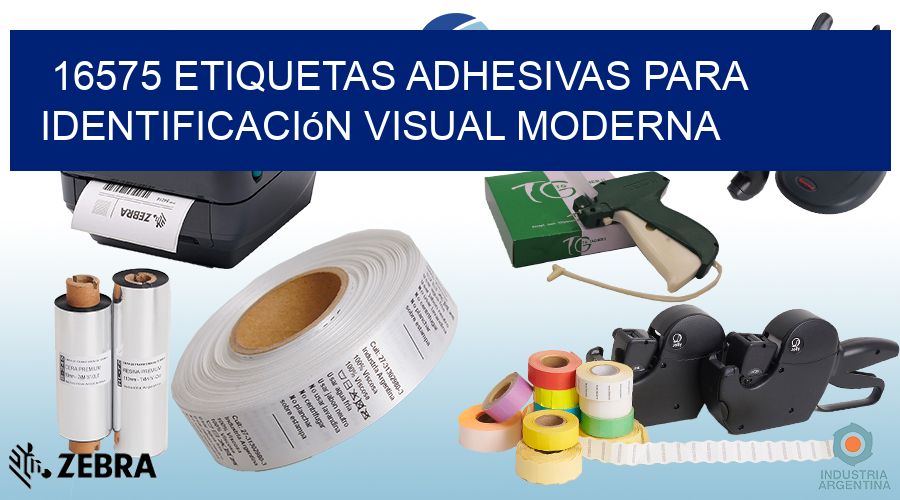 16575 Etiquetas adhesivas para identificación visual moderna