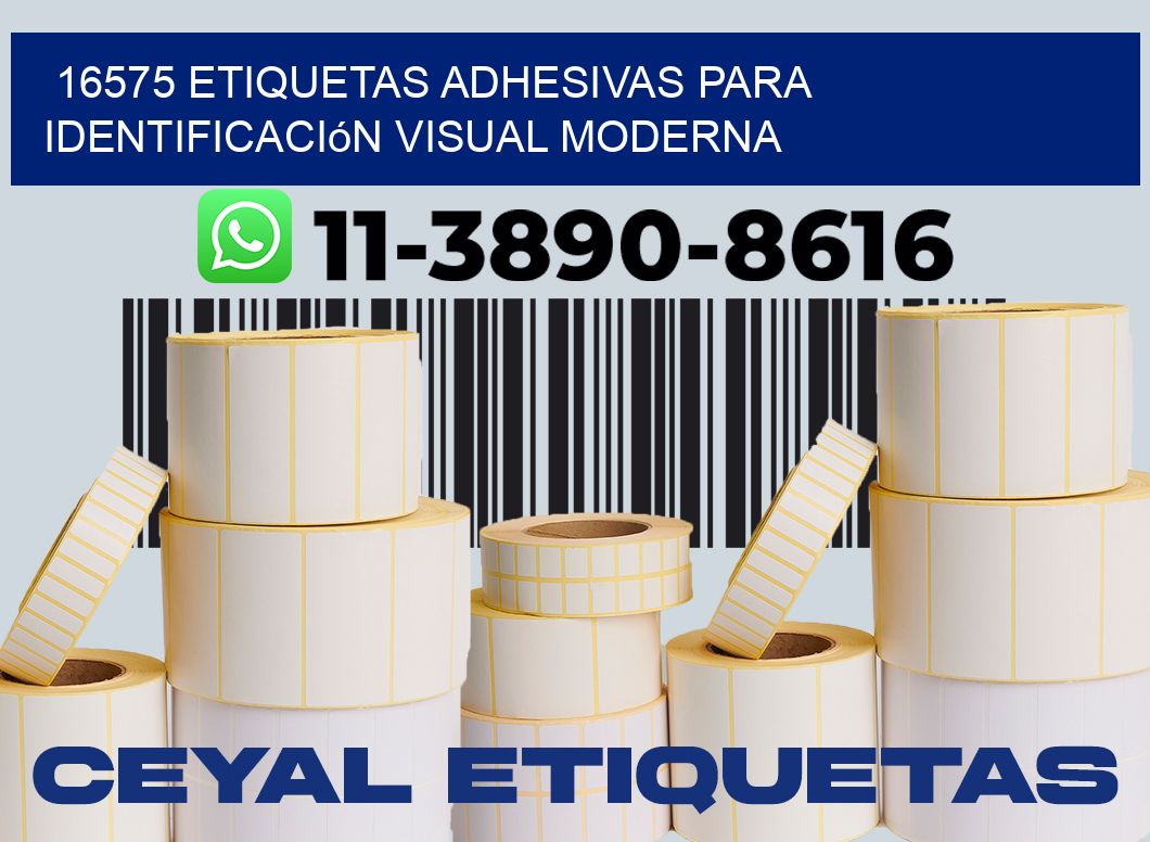 16575 Etiquetas adhesivas para identificación visual moderna