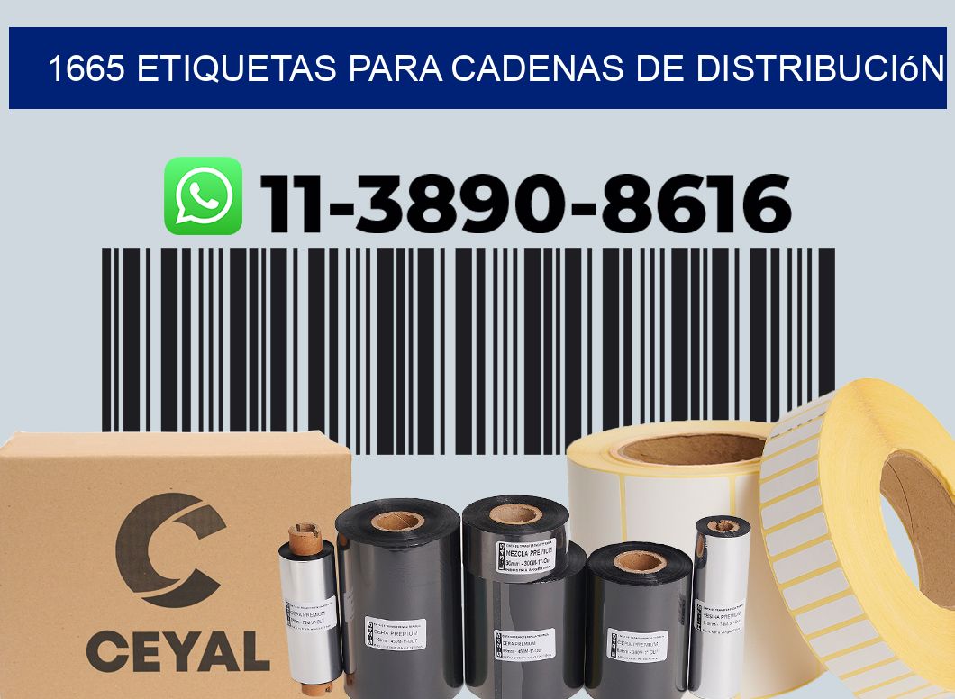 1665 Etiquetas para cadenas de distribución