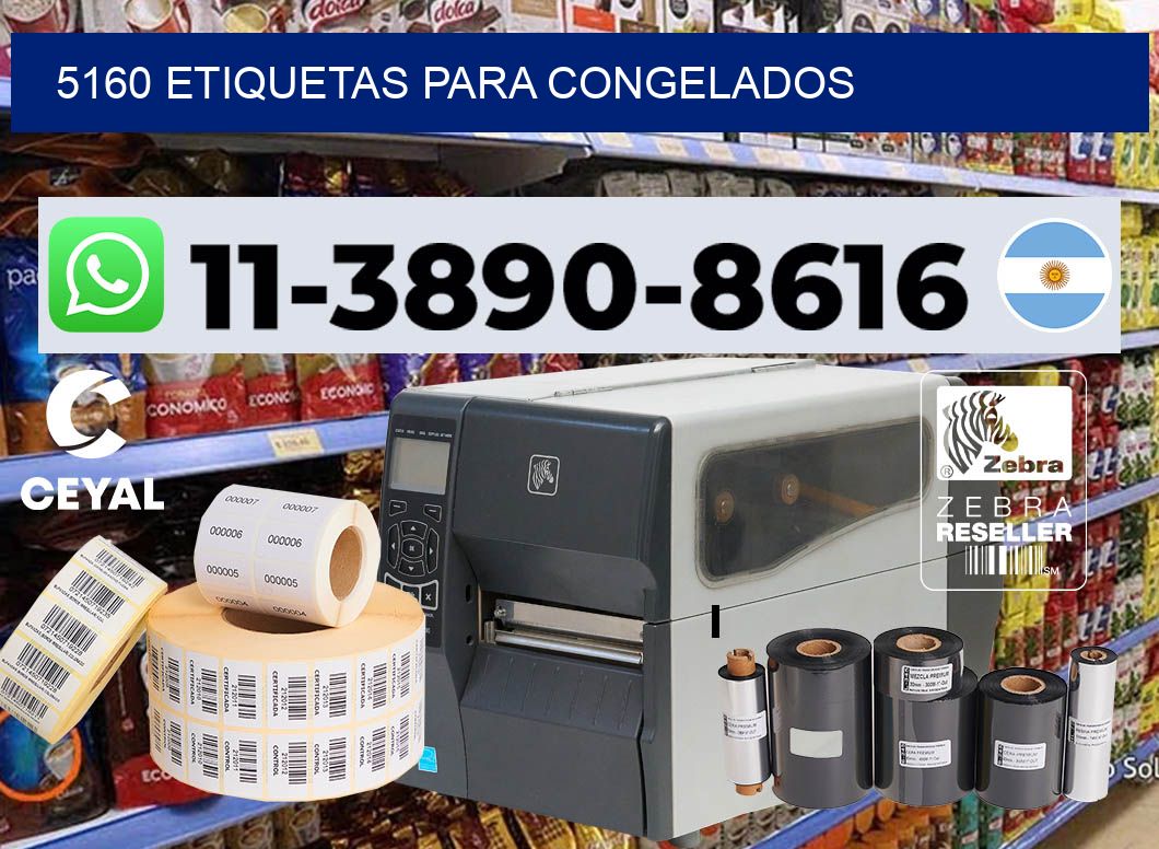 5160 Etiquetas para congelados
