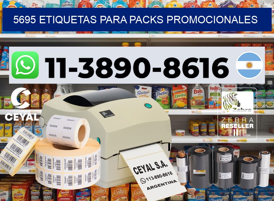 5695 Etiquetas para packs promocionales