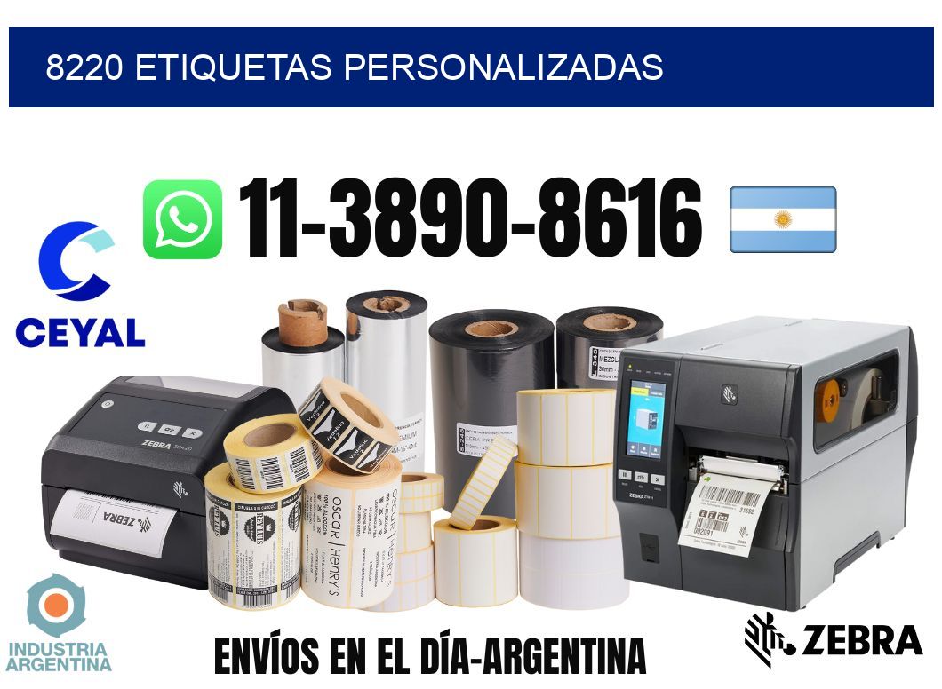 8220 etiquetas personalizadas
