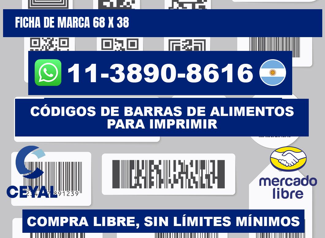Ficha de marca 68 x 38