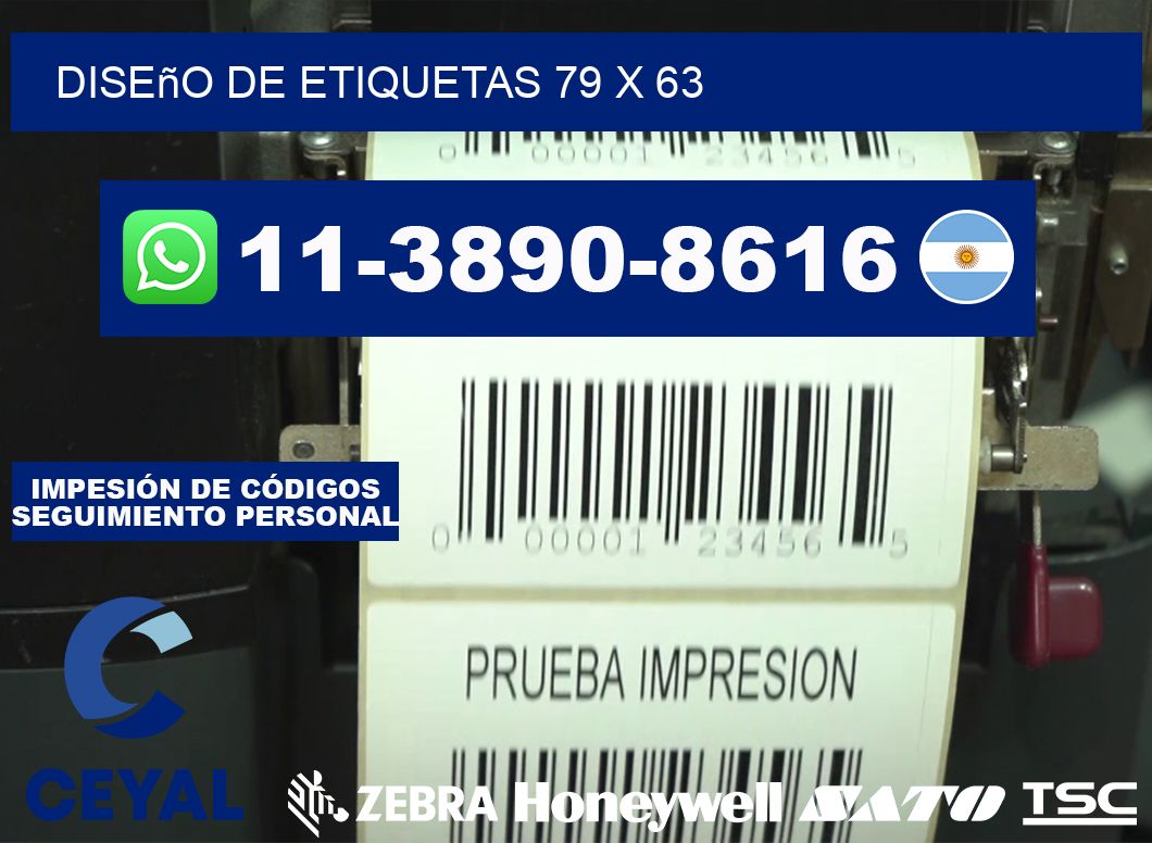diseño de etiquetas 79 x 63