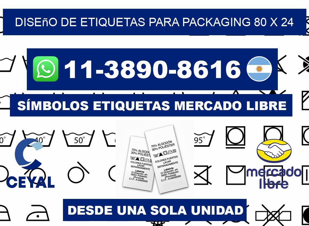 diseño de etiquetas para packaging 80 x 24