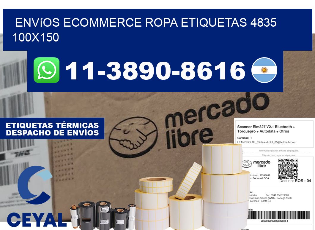 Envíos Ecommerce ropa etiquetas 4835 100x150