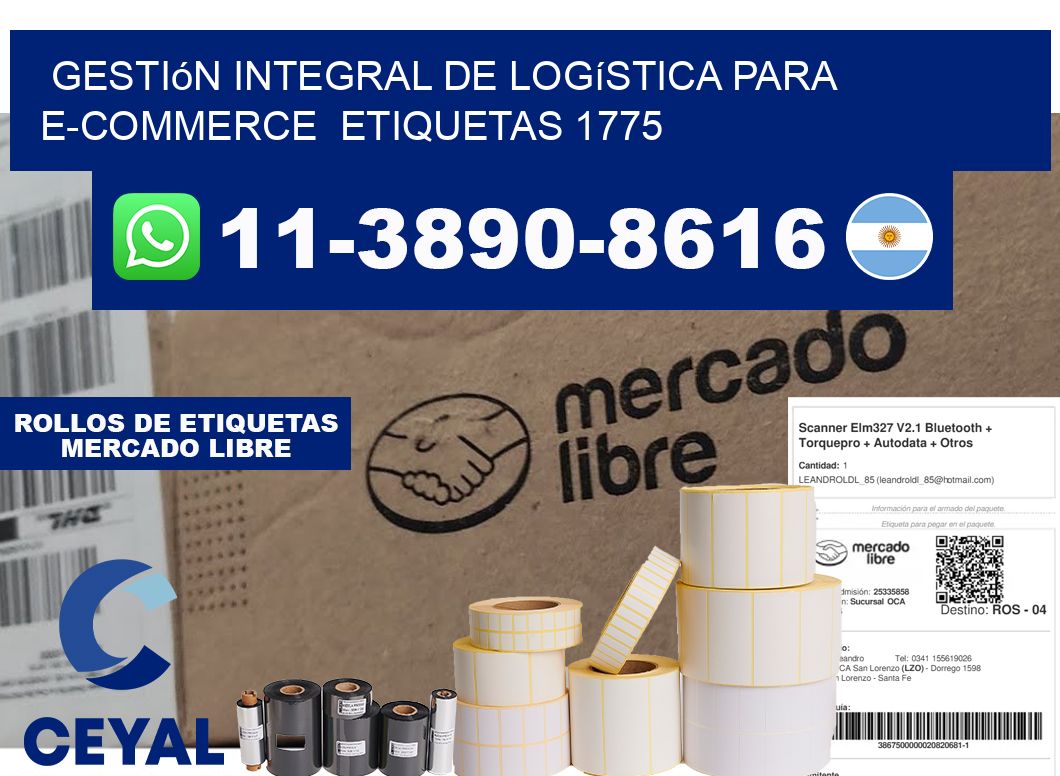 Gestión integral de logística para e-commerce  etiquetas 1775