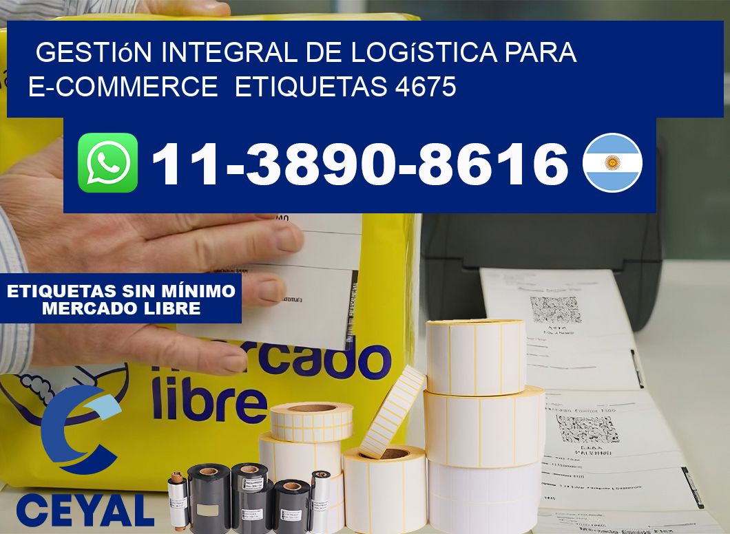 Gestión integral de logística para e-commerce  etiquetas 4675