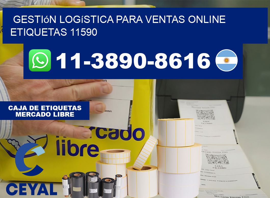 Gestión logística para ventas online  etiquetas 11590