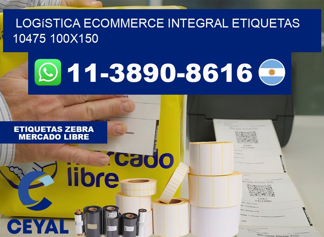 Logística ecommerce integral etiquetas 10475 100×150